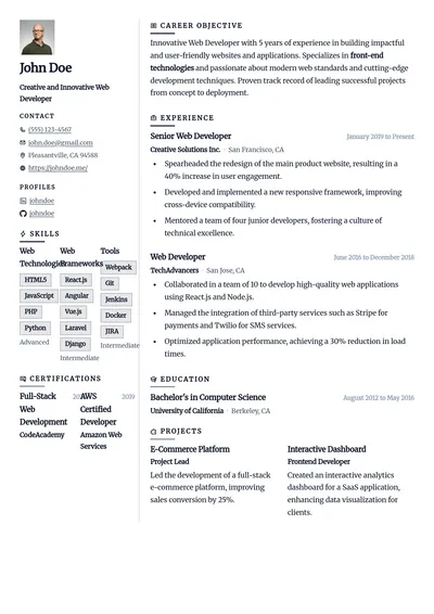 Template 30 preview