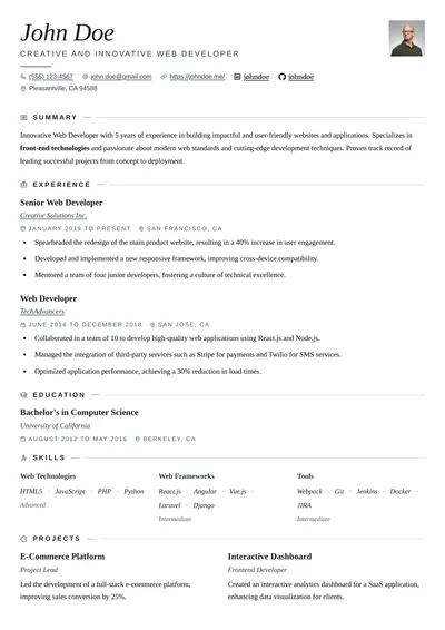 Template 9 preview